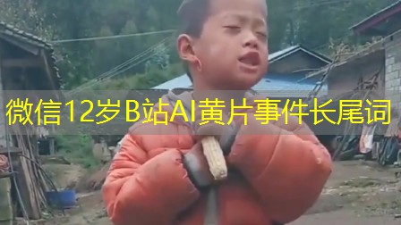 微信12岁B站AI黄片事件长尾词 微信12岁B站AI黄片事件长尾词