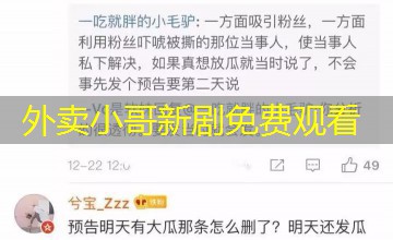 外卖小哥新剧免费观看