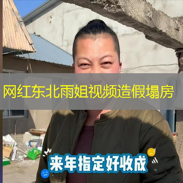 网红东北雨姐视频造假塌房 网红东北雨姐视频造假塌房