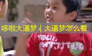 哆啦大逼梦｜大逼梦怎么看