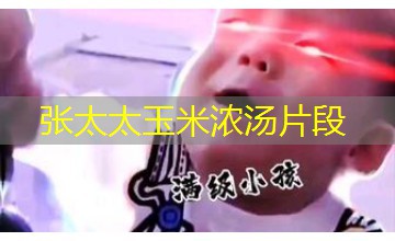 张太太玉米浓汤片段 张太太玉米浓汤片段