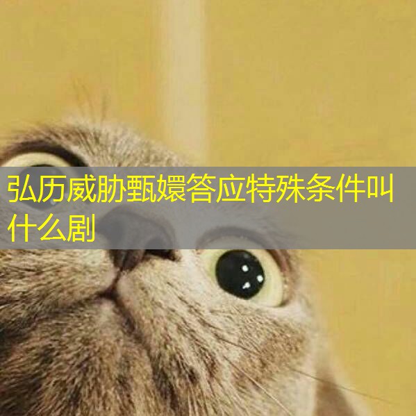 弘历威胁甄嬛答应特殊条件叫什么剧