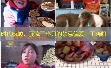 时代疯峻：顶流三小只的禁忌偏爱｜王晓凯