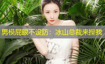 男模屁眼不设防：冰山总裁来操我
